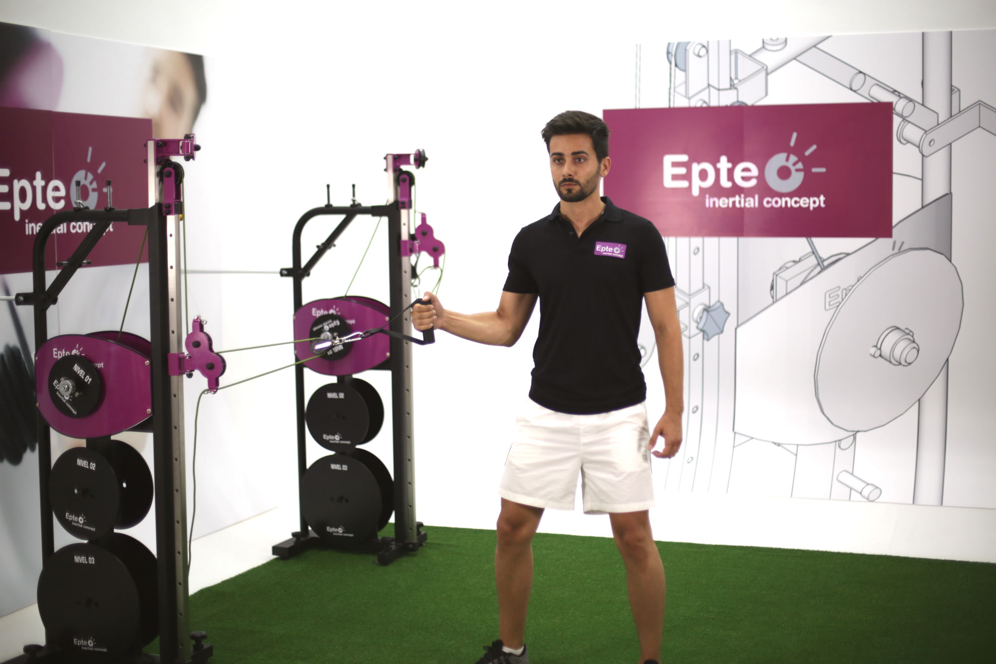 entrenamiento inercial en Gym Factory con EPTE Inertial concept